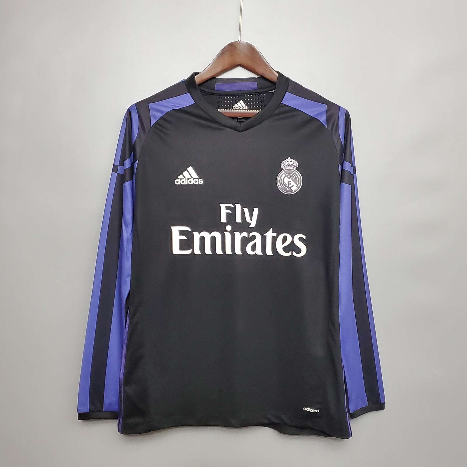 15 16 Real Madrid third away long sleeve vintage 15 16 皇马 二客 长袖 复古Ｓ-2XL