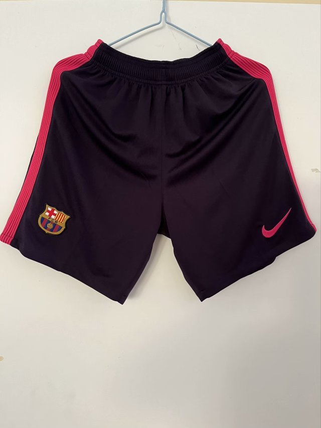 16 17 Barcelona away shorts retro 16 17 巴萨 客场 短裤 复古