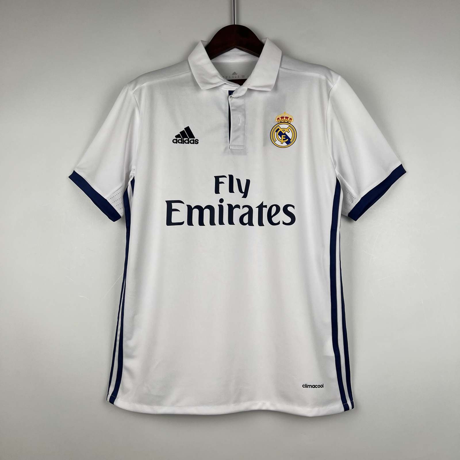 16 17 Real Madrid home retro 16 17 皇马 主场 短袖 复古
