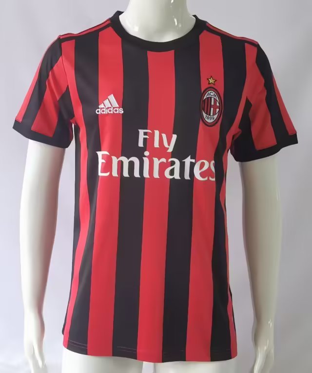 17 18 AC Milan Home Vintage 17 18 AC米兰 主场 复古