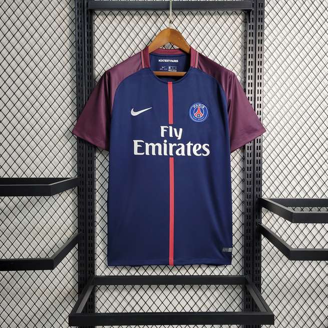 17 18 PSG Paris Home Vintage 17 18 巴黎 主场 复古