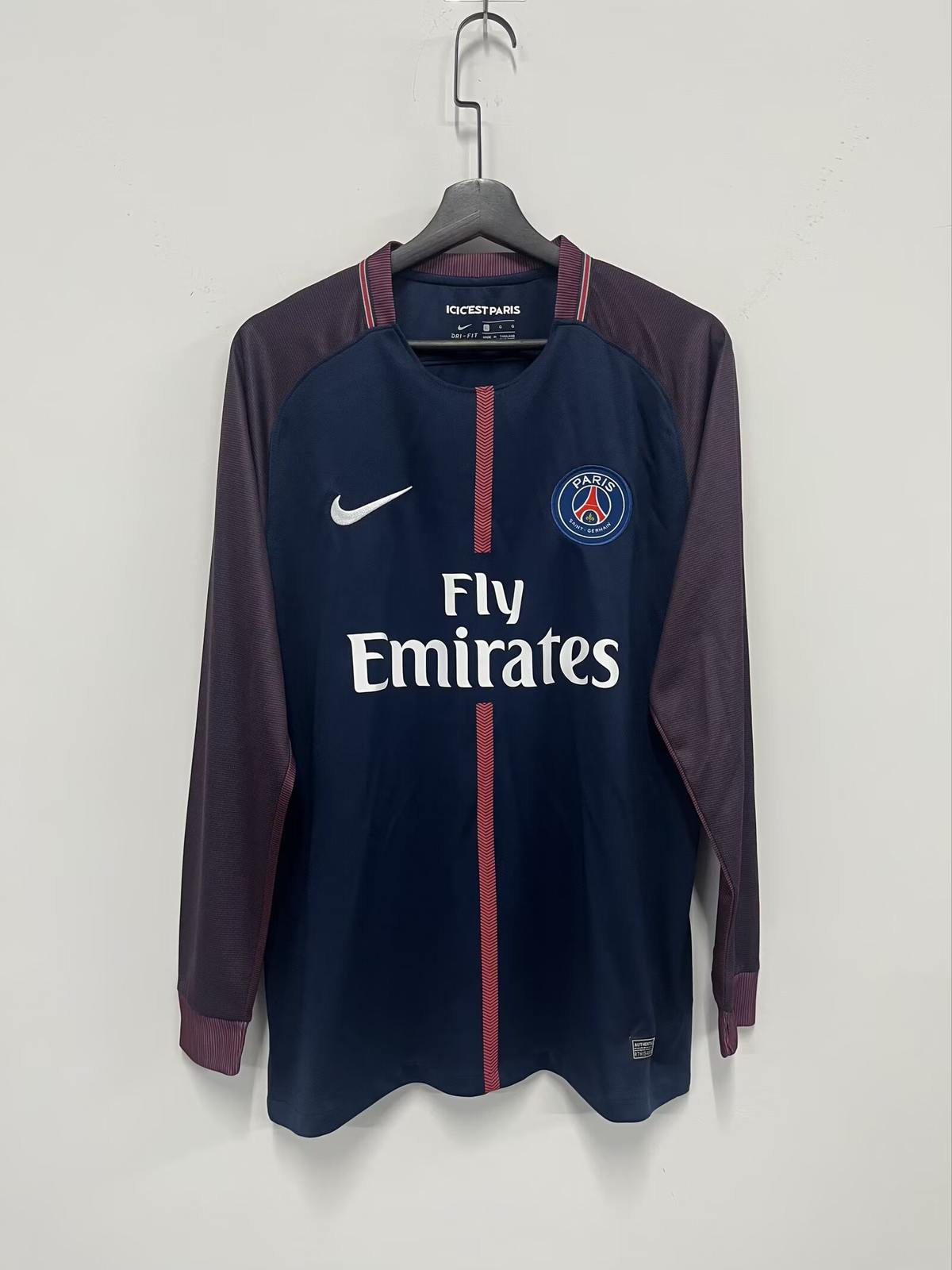 17 18 PSG Paris home long sleeved retro S-2XL 17 18 巴黎 主场 长袖 复古 S-2XL