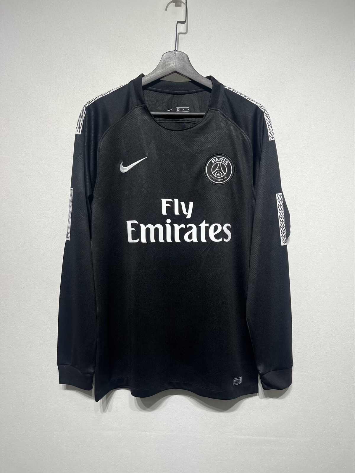 17 18 PSG Paris third Away Long Sleeve Vintage S-2XL 17 18 巴黎 二客 长袖 复古 S-2XL