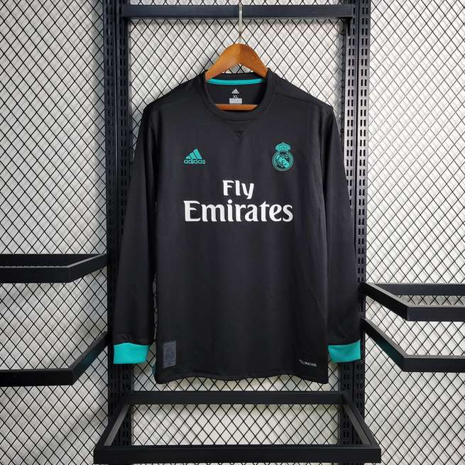 17 18 Real Madrid Away Long Sleeve Retro 17 18 皇马 客场 长袖 复古