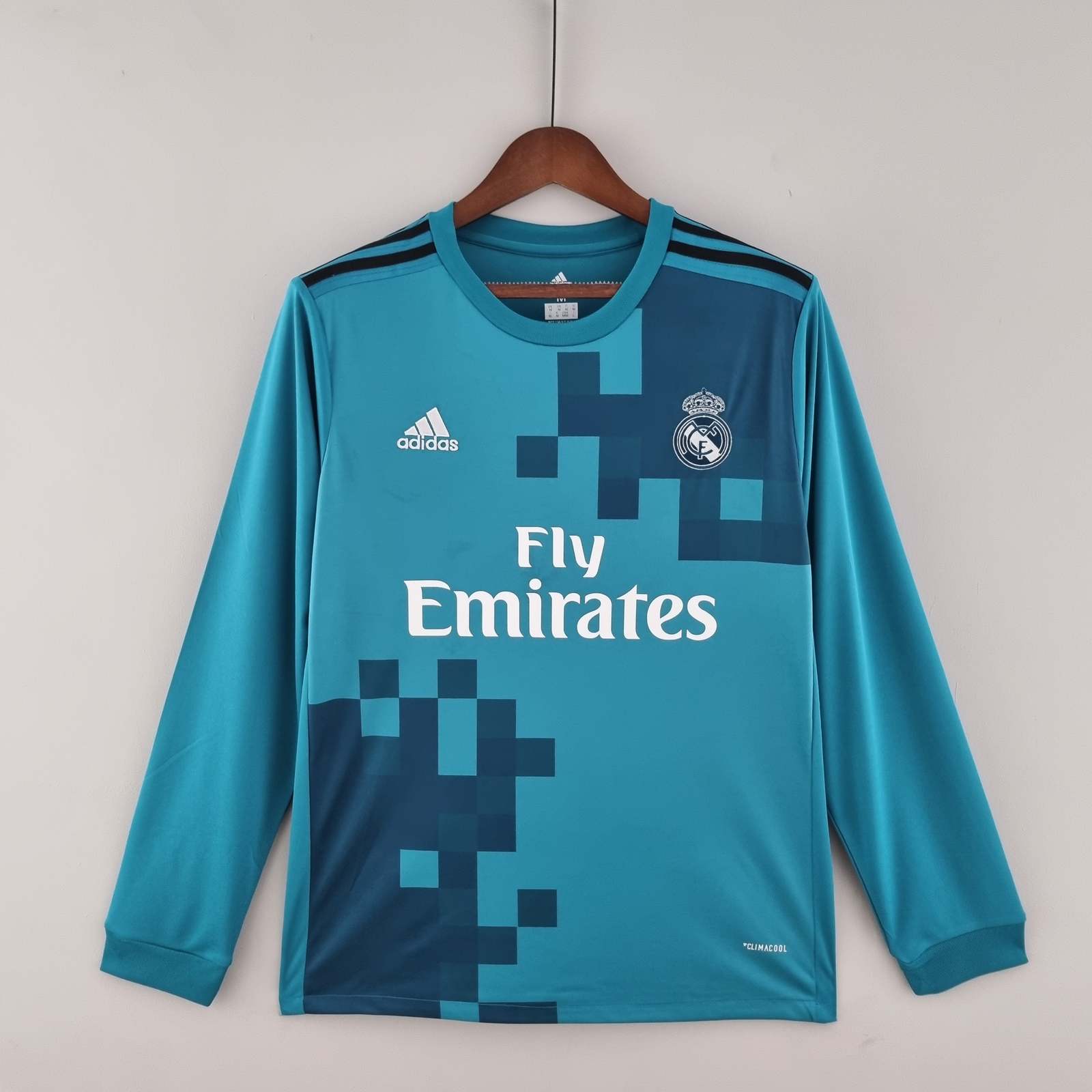 17 18 Real Madrid third away long sleeve retro 17 18 皇马 二客 长袖 S-XXL