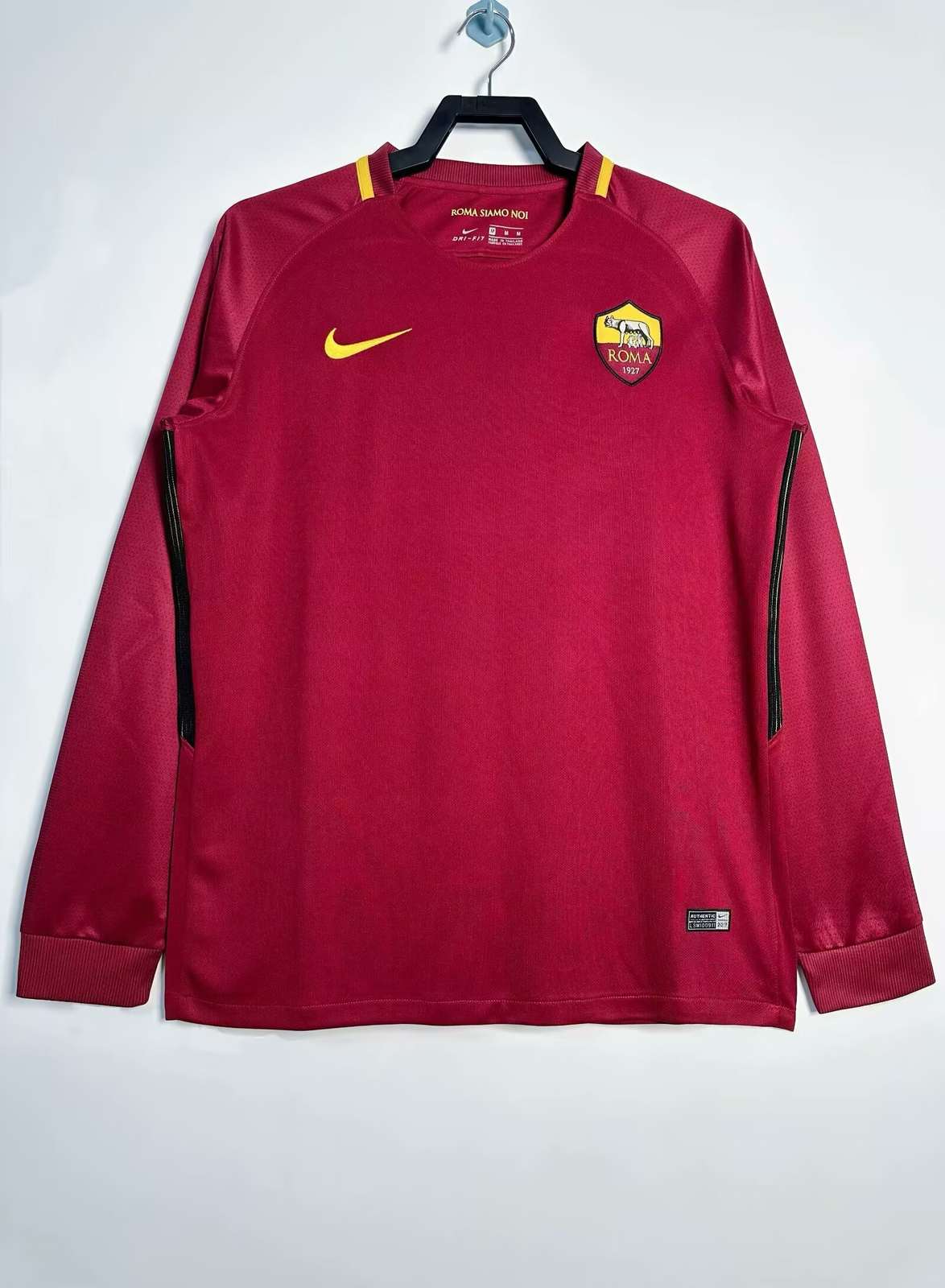 17 18 Roma home long sleeve retro 17 18 罗马 主场 长袖 复古