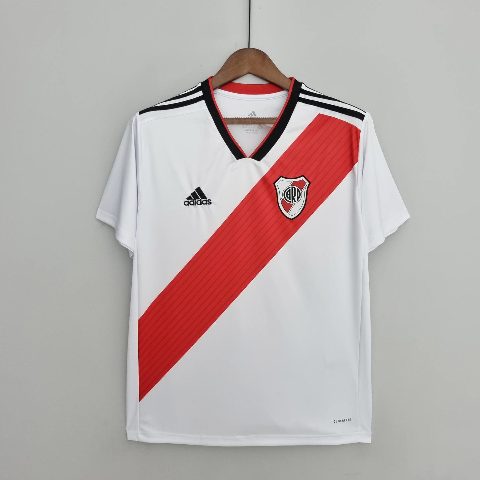 18 19 River Plate Home Retro S-2XL 18 19 河床 主场 复古 S-2XL