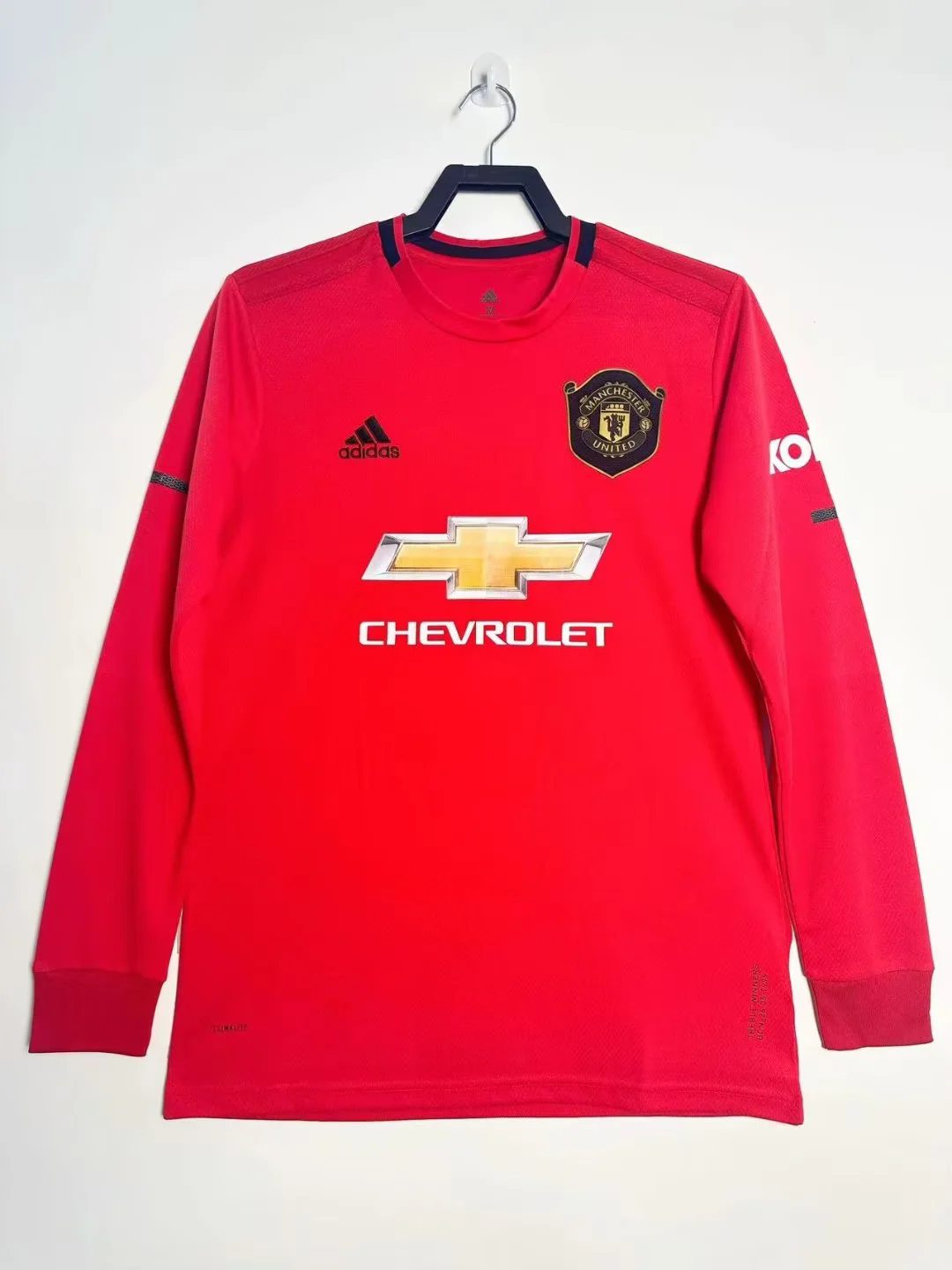 19 20 Man united home long sleeves Retro size S-2XL 19 20 曼联 主场 长袖