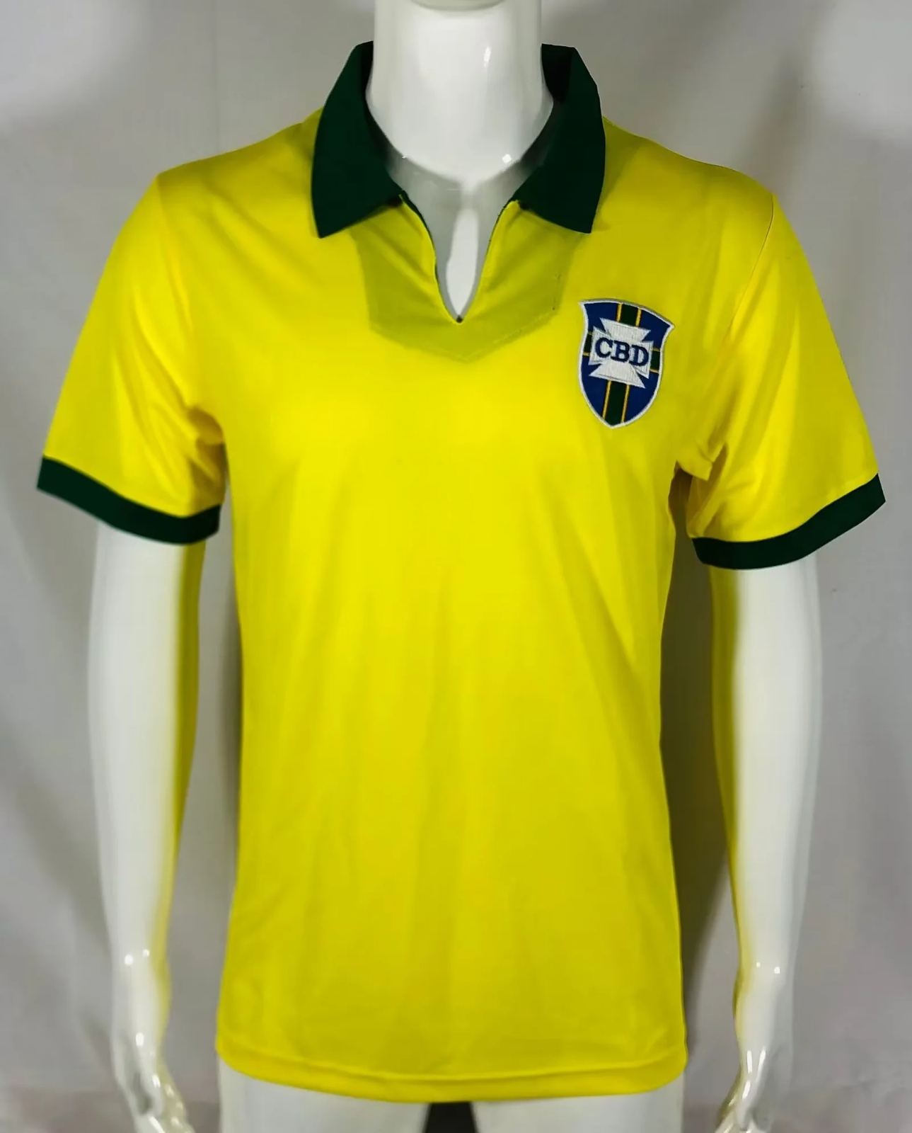1950~1966 Brazil Home Retro S~XXL 1950~1966 巴西 主场 复古 S~XXL