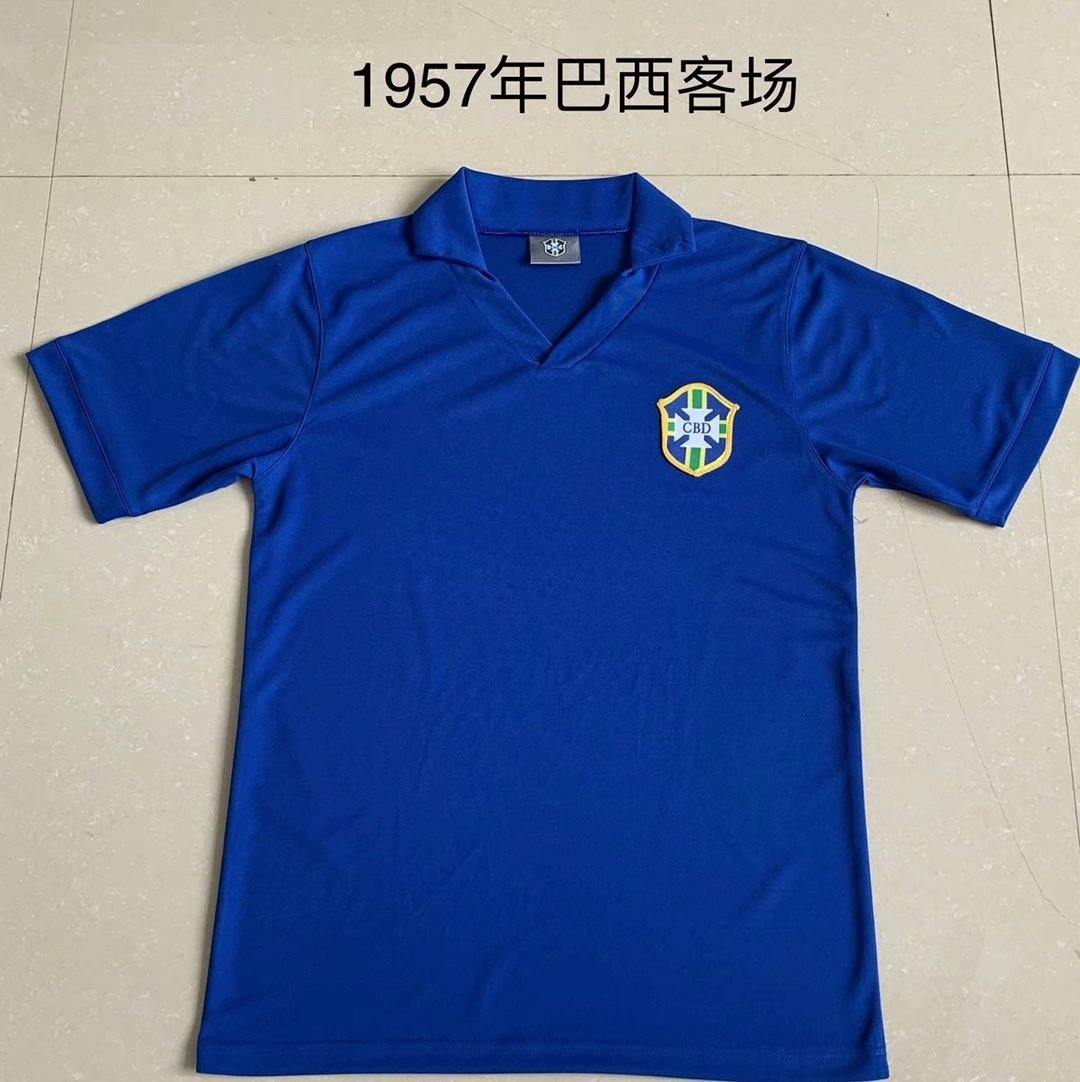 1957 Brazil away retro 巴西 客场 复古