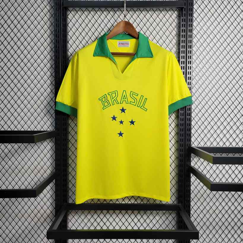 1958 Brazil home retro 1958 巴西 主场 复古