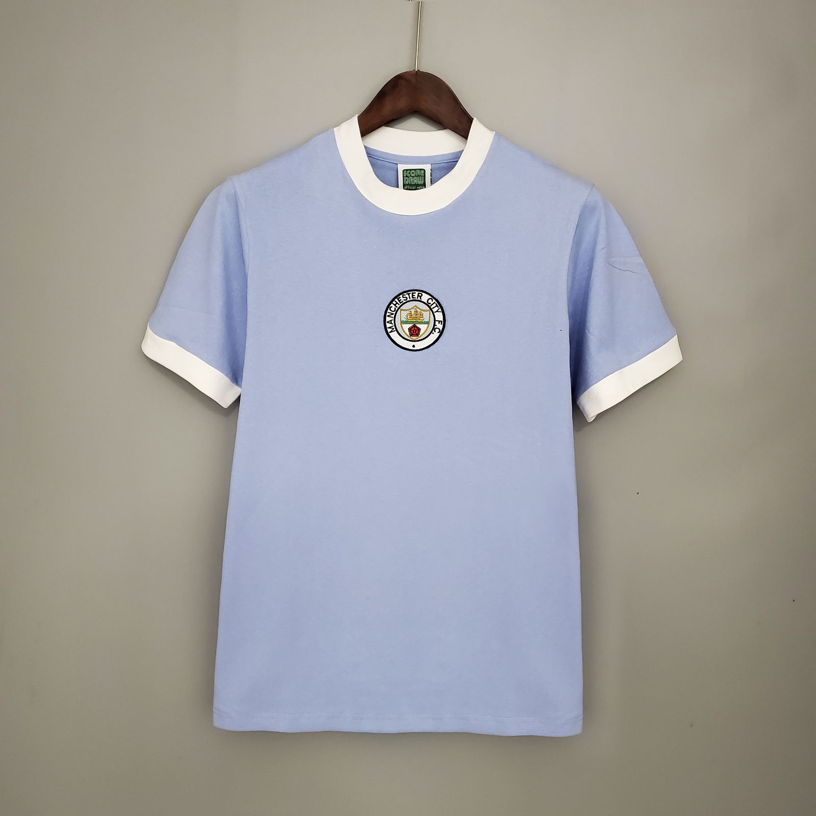 1972 Manchester city home retro 1972 曼城 主场 浅蓝色 复古 S-XXL