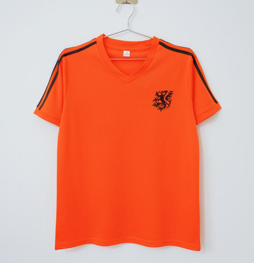 1974 Netherlands Holland Home Retro 1974 荷兰 主场 复古
