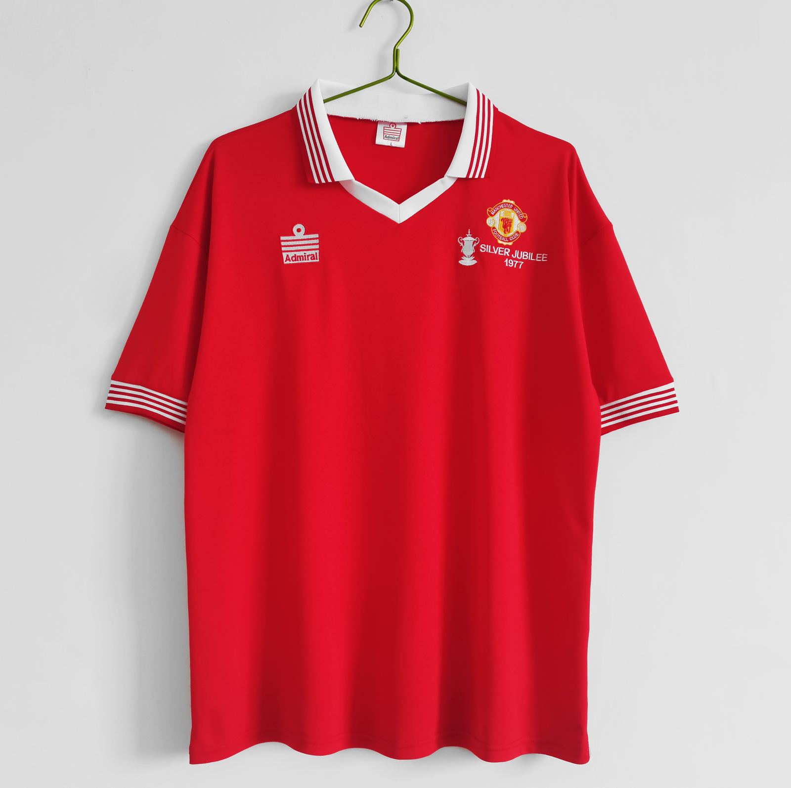 1977 Man united home retro 1977 曼联 主场