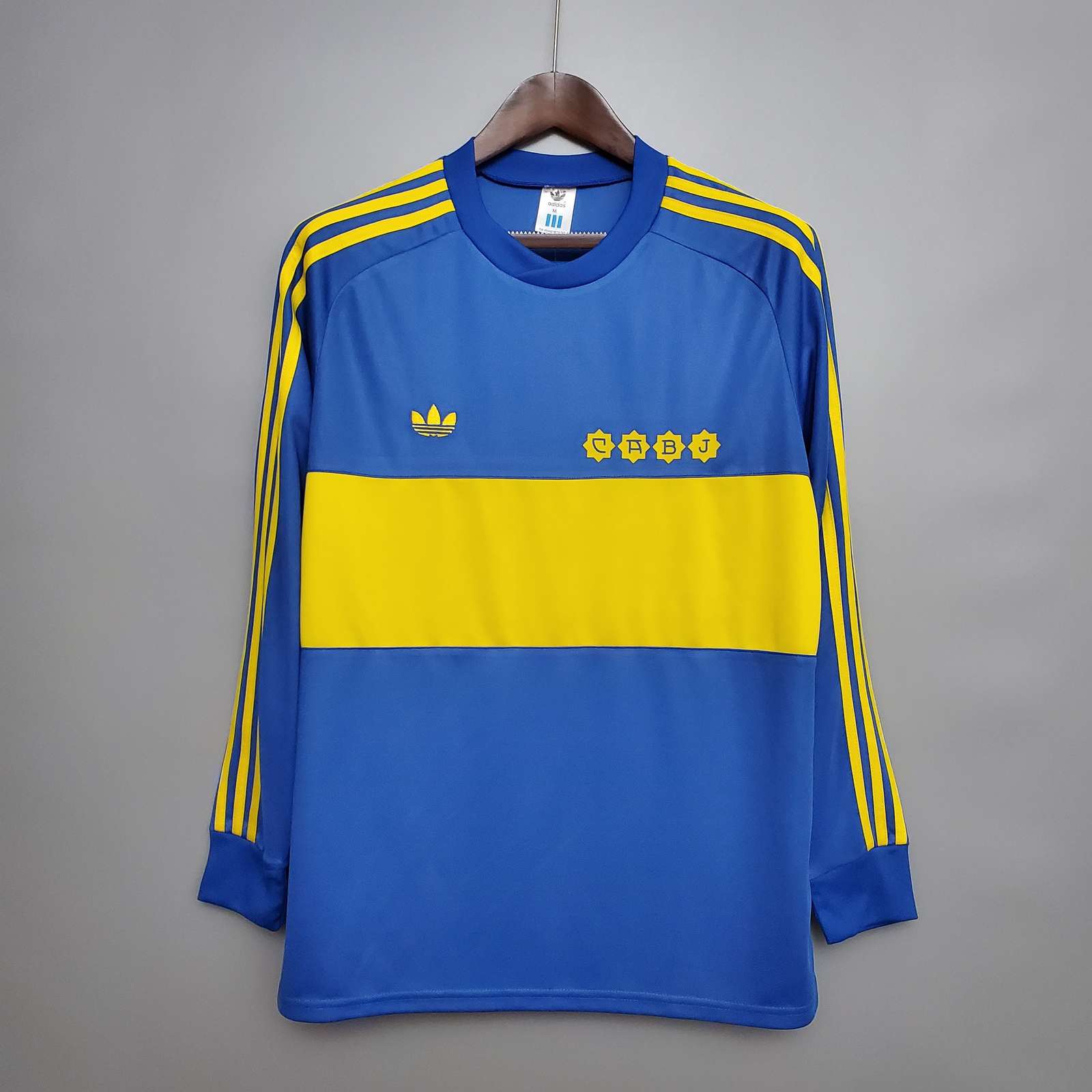 1981 Boca Juniors home Retro Long sleeve S-XXL 1981 博卡 主场 长袖 复古