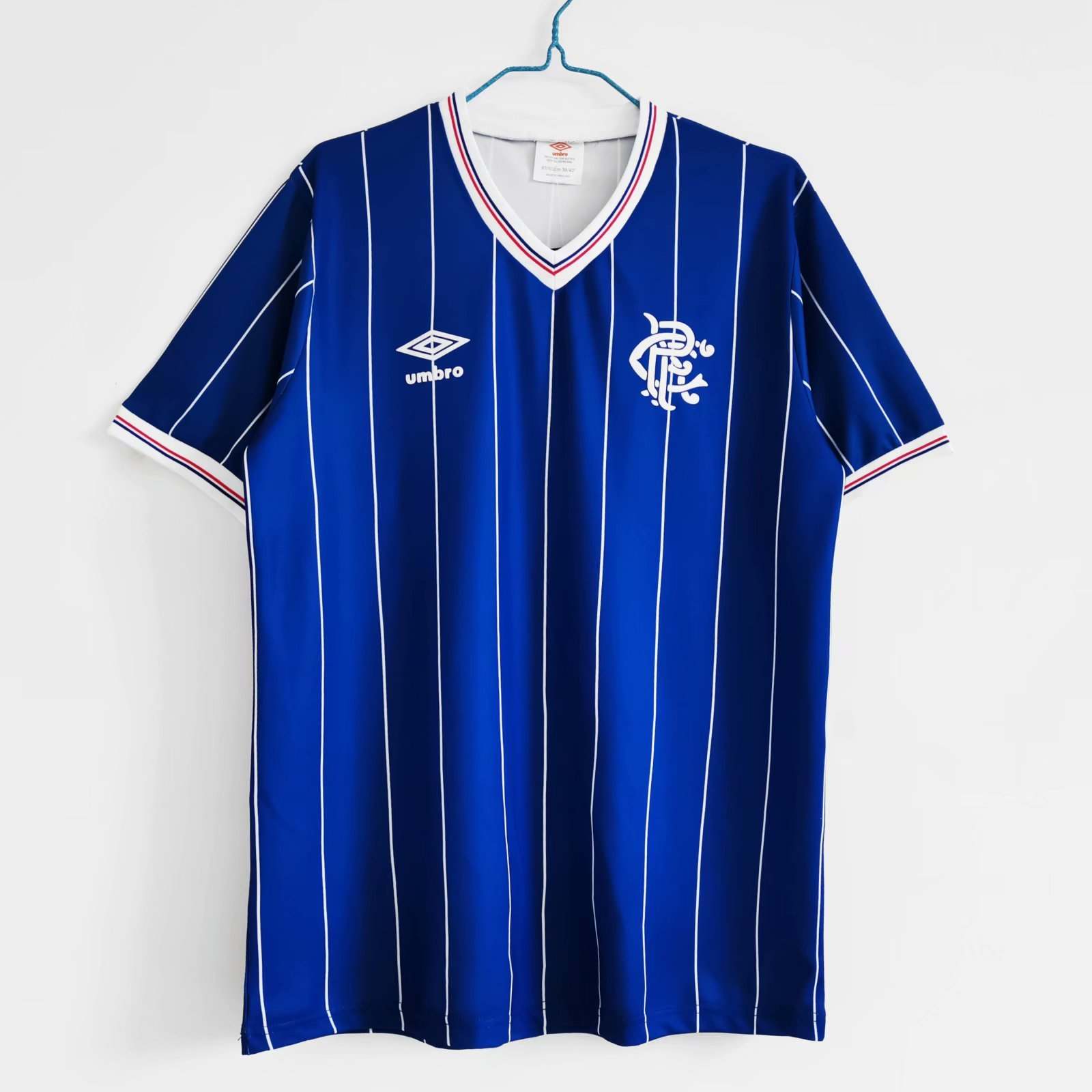 1982 83 Rangers home retro 1982 83 流浪者 主场 复古