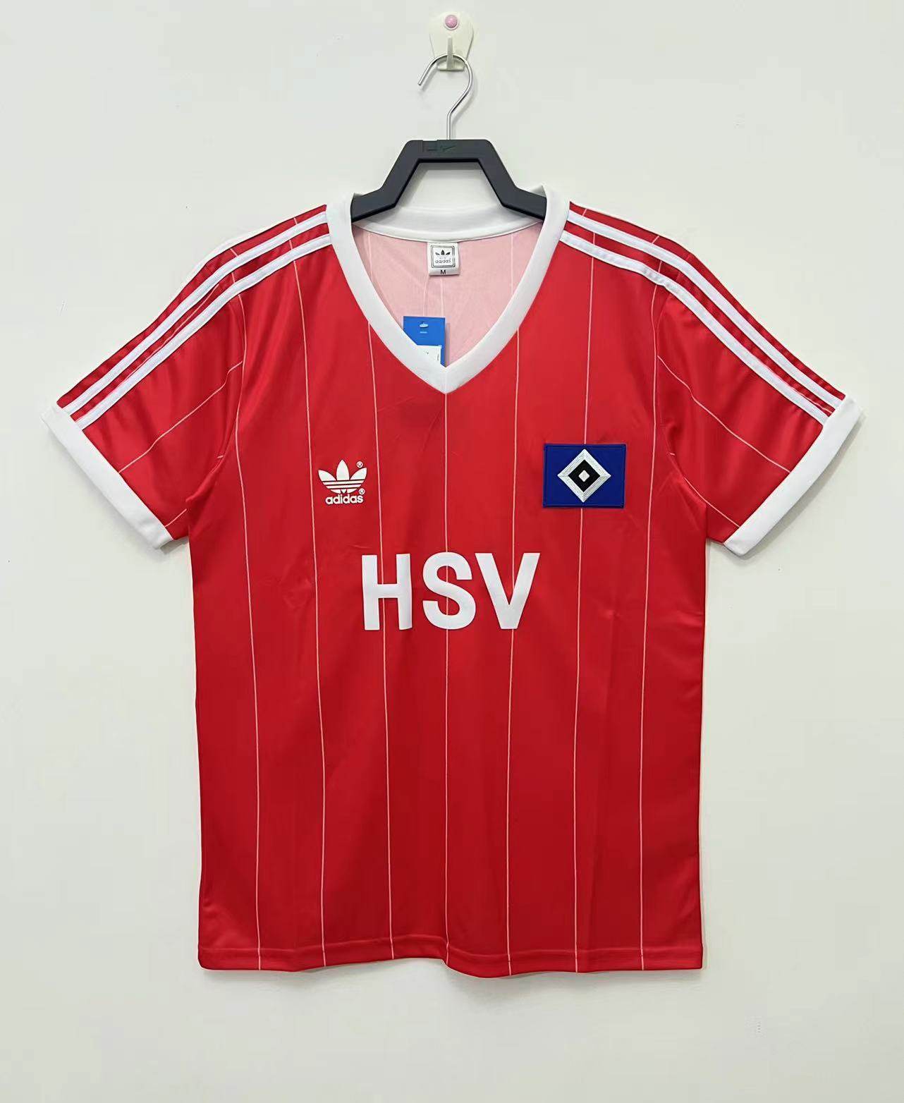 1983 1984 Hamburger Away Retro S-XXL 1983 1984 汉堡 客场 复古 S-XXL
