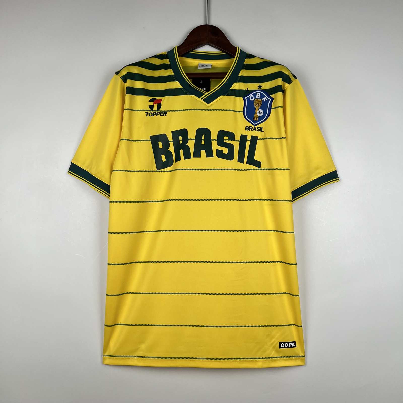 1984 Brazil Home Retro 1984 巴西 主场 复古