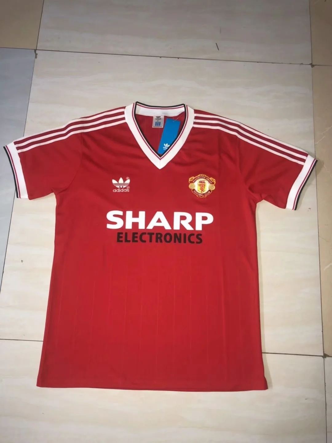 1985 Man United red retro 曼联复古