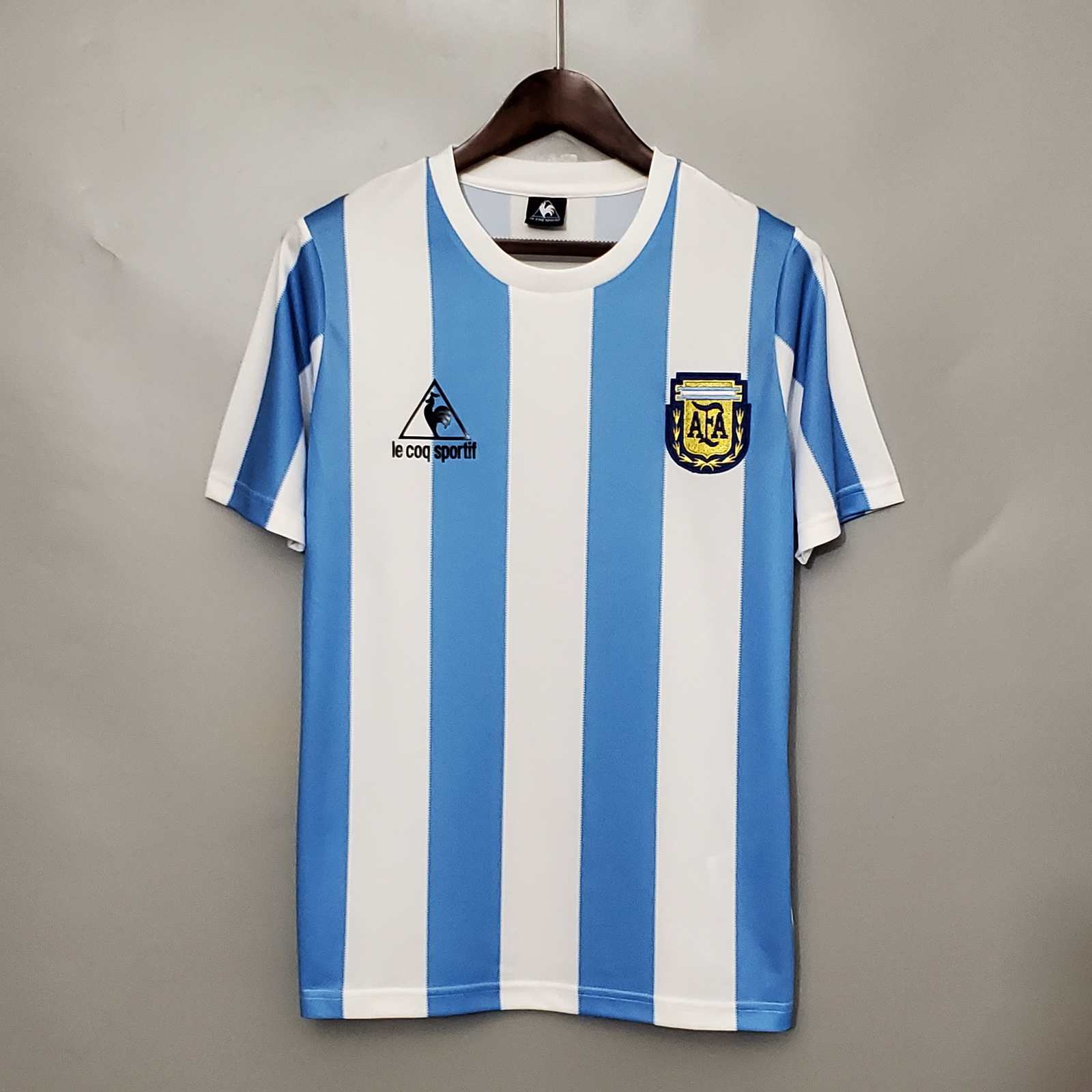 1986 Argentina Home Retro Short S-XXL 1986 阿根廷 主场 复古 短袖S-XXL