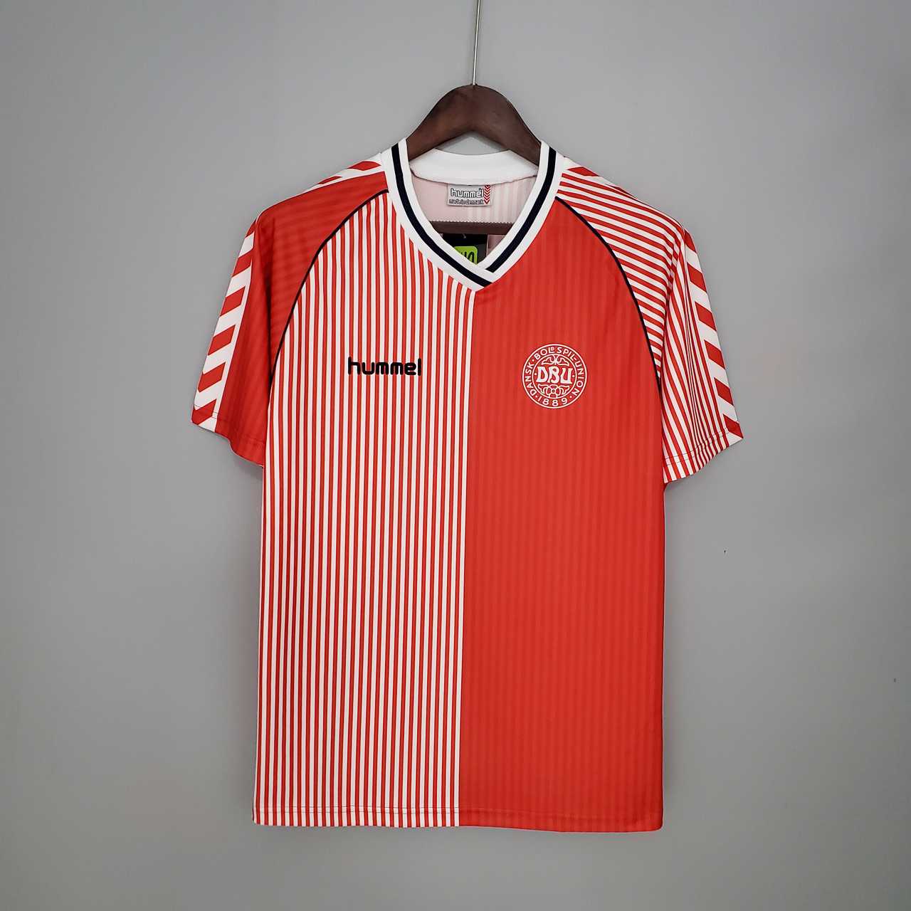 1986 Denmark Home Retro S-2XL 1986 丹麦 主场 复古 S-2XL