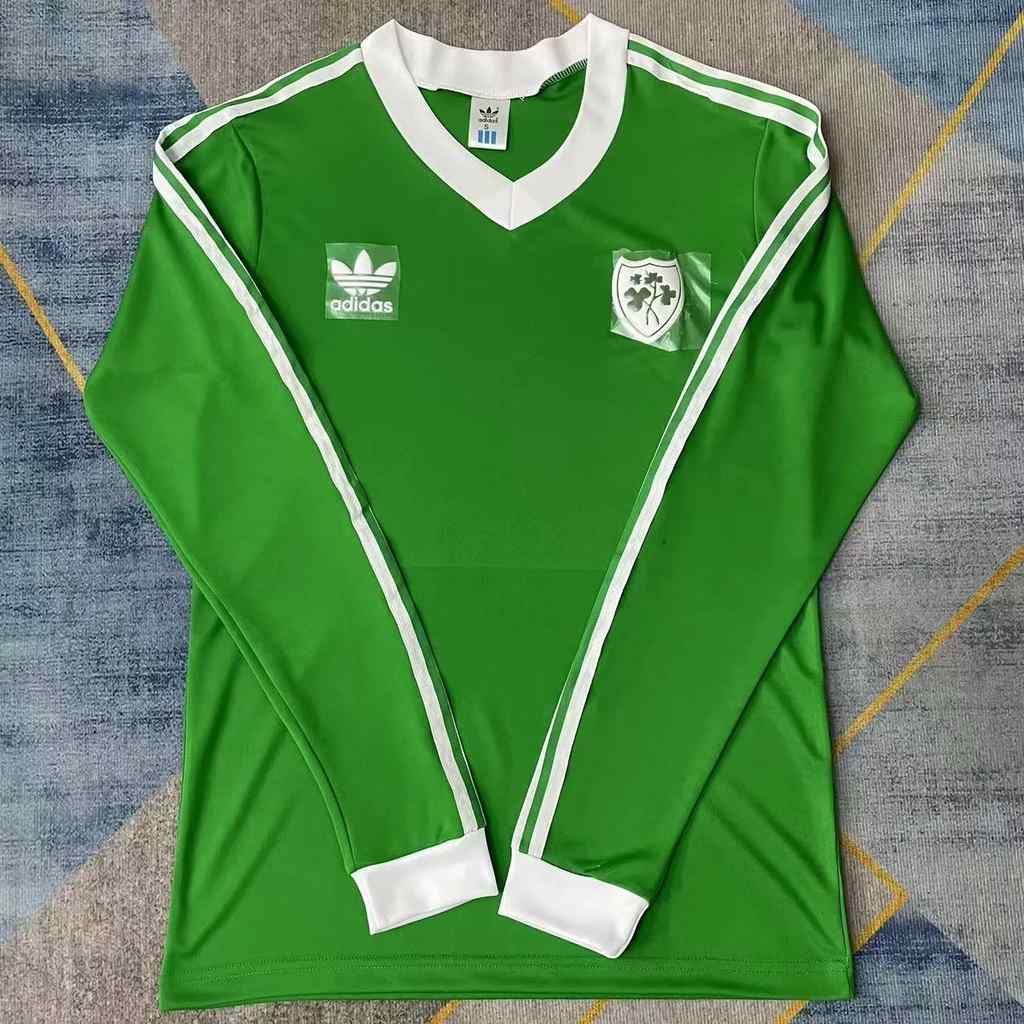 1986 Ireland home long sleeves Retro size S-2XL 1986 爱尔兰 主场 长袖