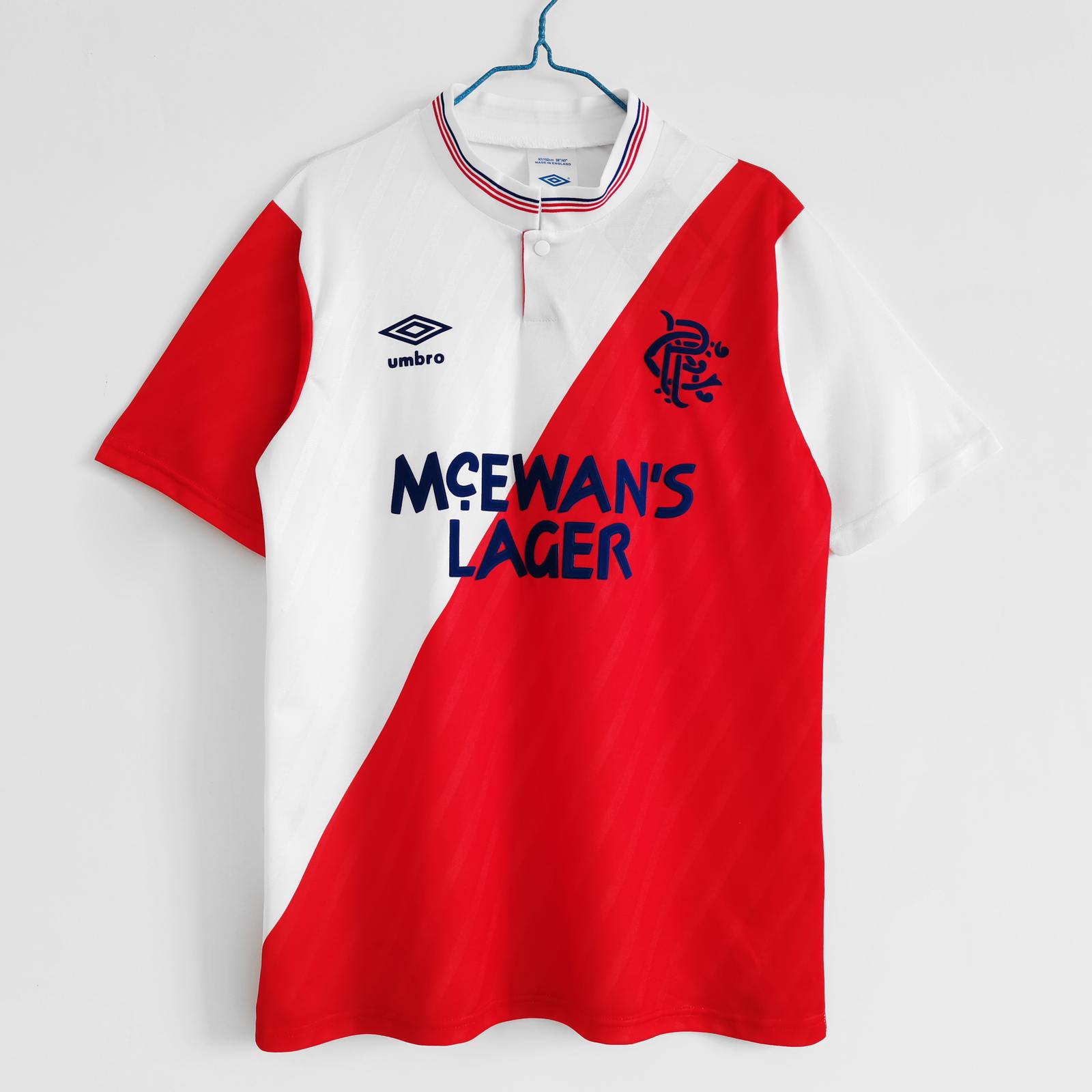 1987 88 Rangers away retro S-XXL 1987 88 流浪者 客场