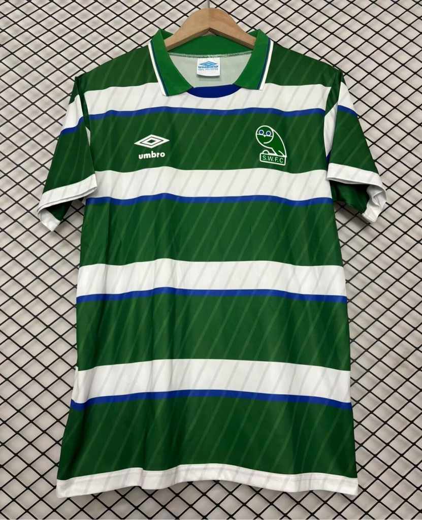 1988 89 Sheffield Wednesday retro 1988 89 谢周三 客场 复古 S-4XL