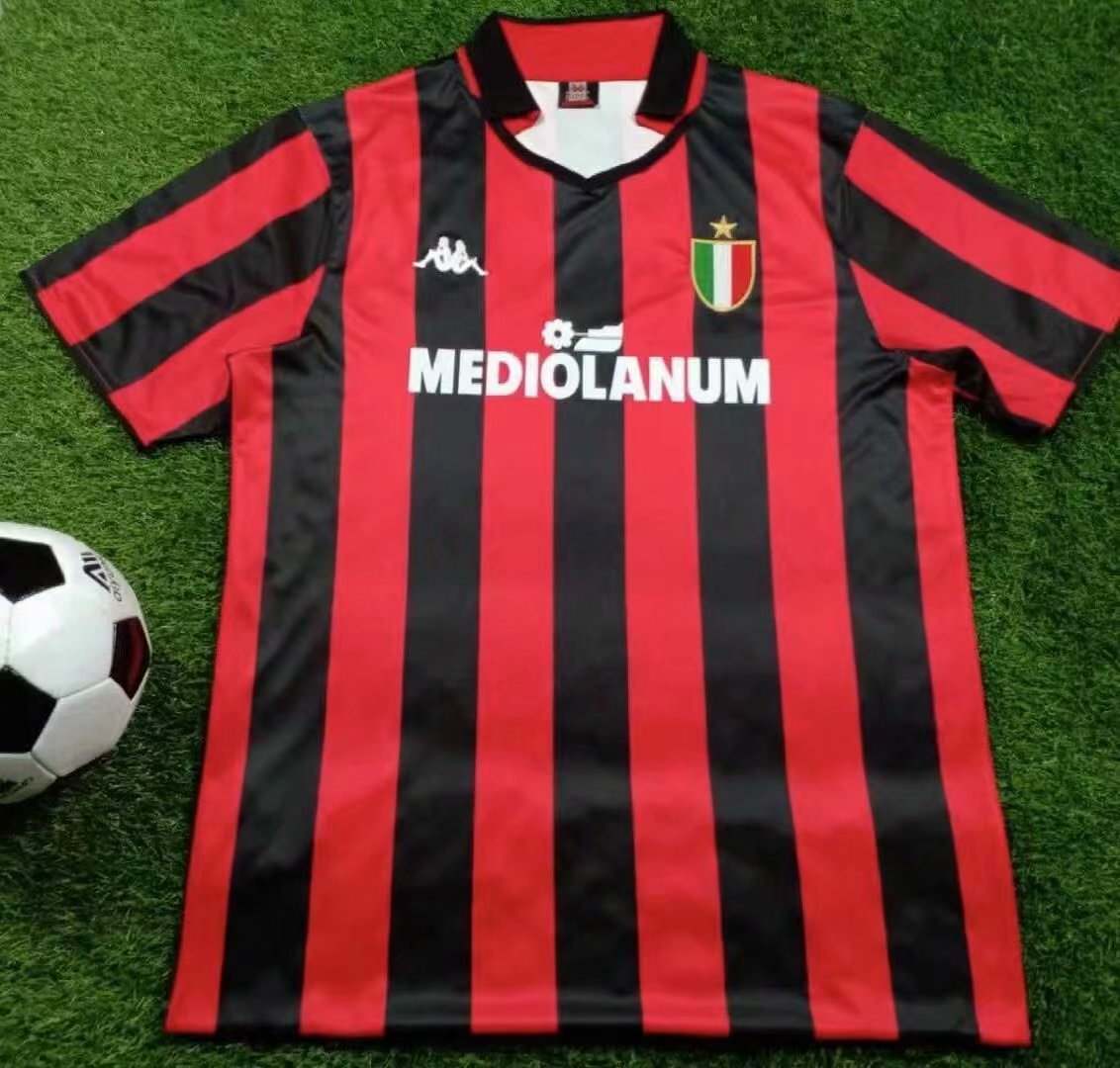 1988 AC Milan Home Retro Jersey 1988 AC米兰 主场 复古球衣