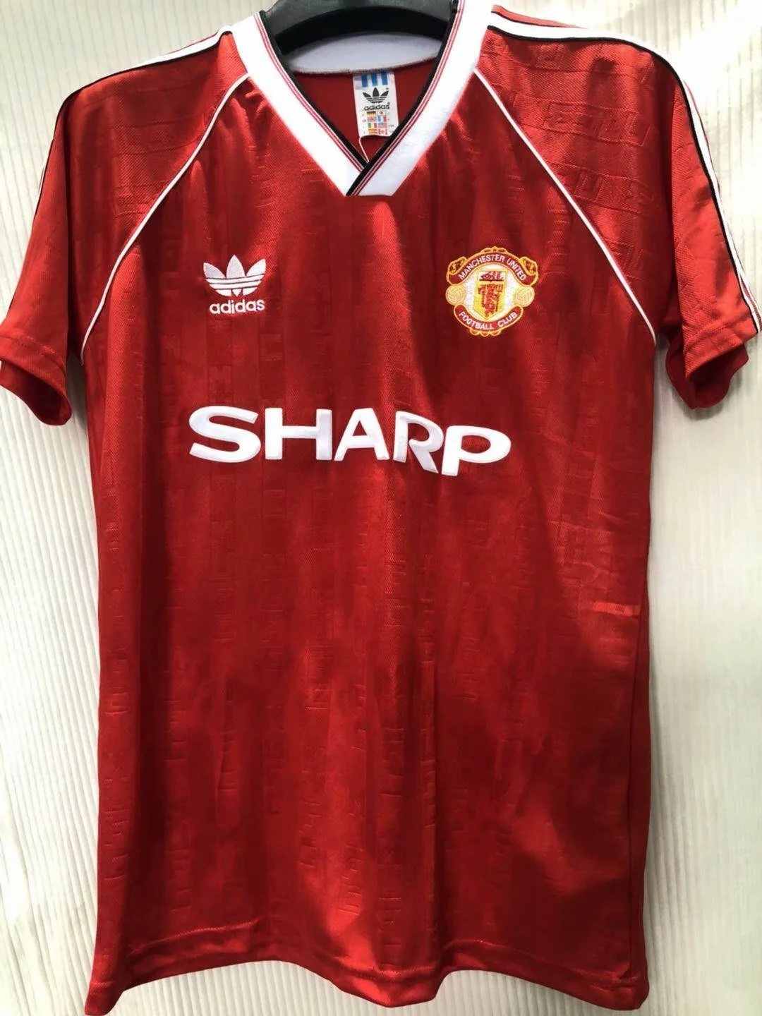 1988 Man united home vintage S-2XL 1988 曼联 主场 复古 S-2XL