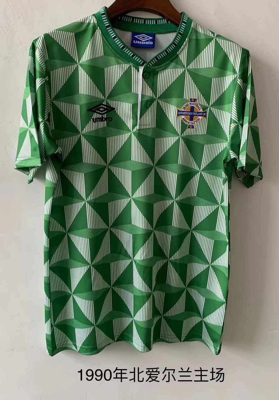 1990 Northern Ireland home retro 1990 北爱尔兰 主场 复古 S-2XL