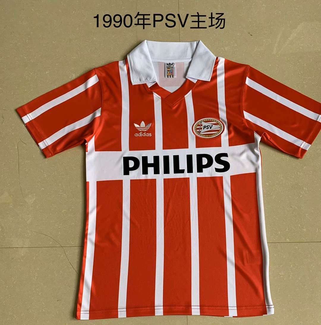 1990 PSV Eindhoven home retro 1990 PSV埃因霍温 主场 复古