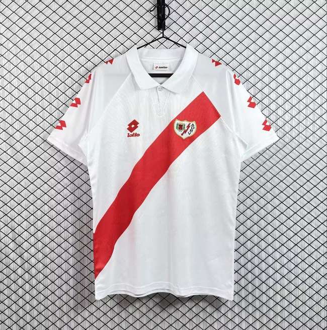 1991 94 Rayo Vallecano home retro 1991 94 巴列卡诺 主场 复古