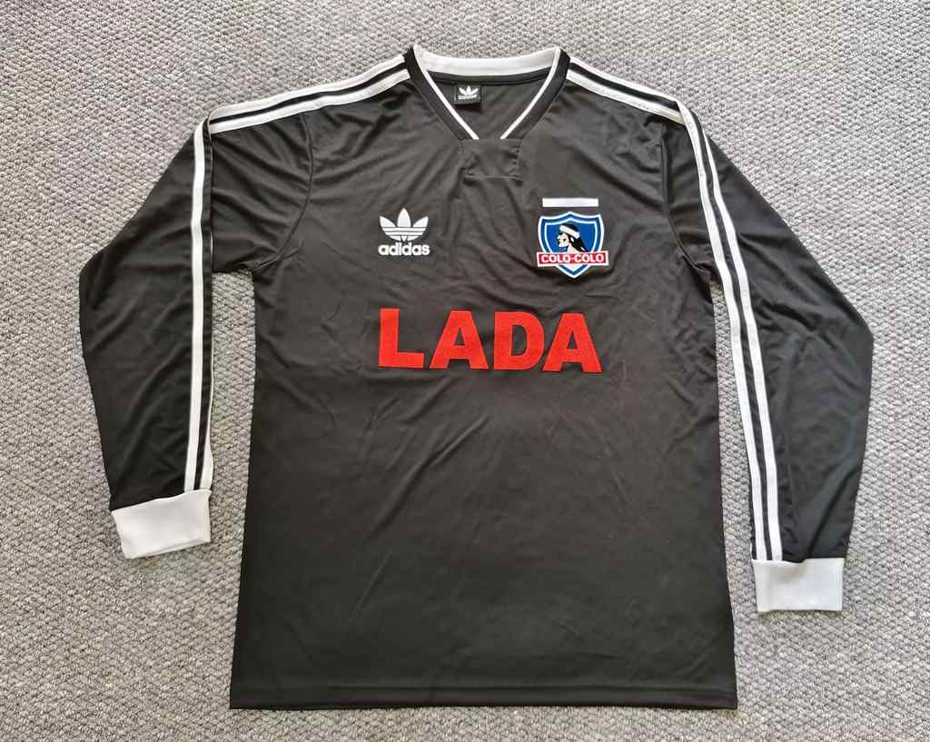 1991 Colo-Colo black long sleeves retro size S-2XL 1991 科洛 科洛 长袖