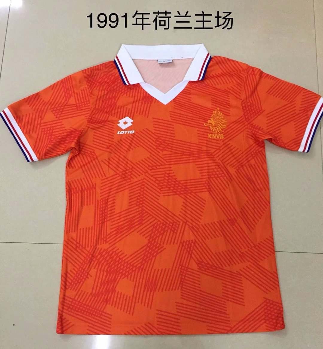 1991 Holland Netherlands Home Retro Thai Edition 1991 荷兰 主场 复古 泰版
