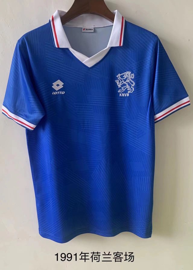 1991 Netherlands Holland away Retro 1991 荷兰 客场 复古
