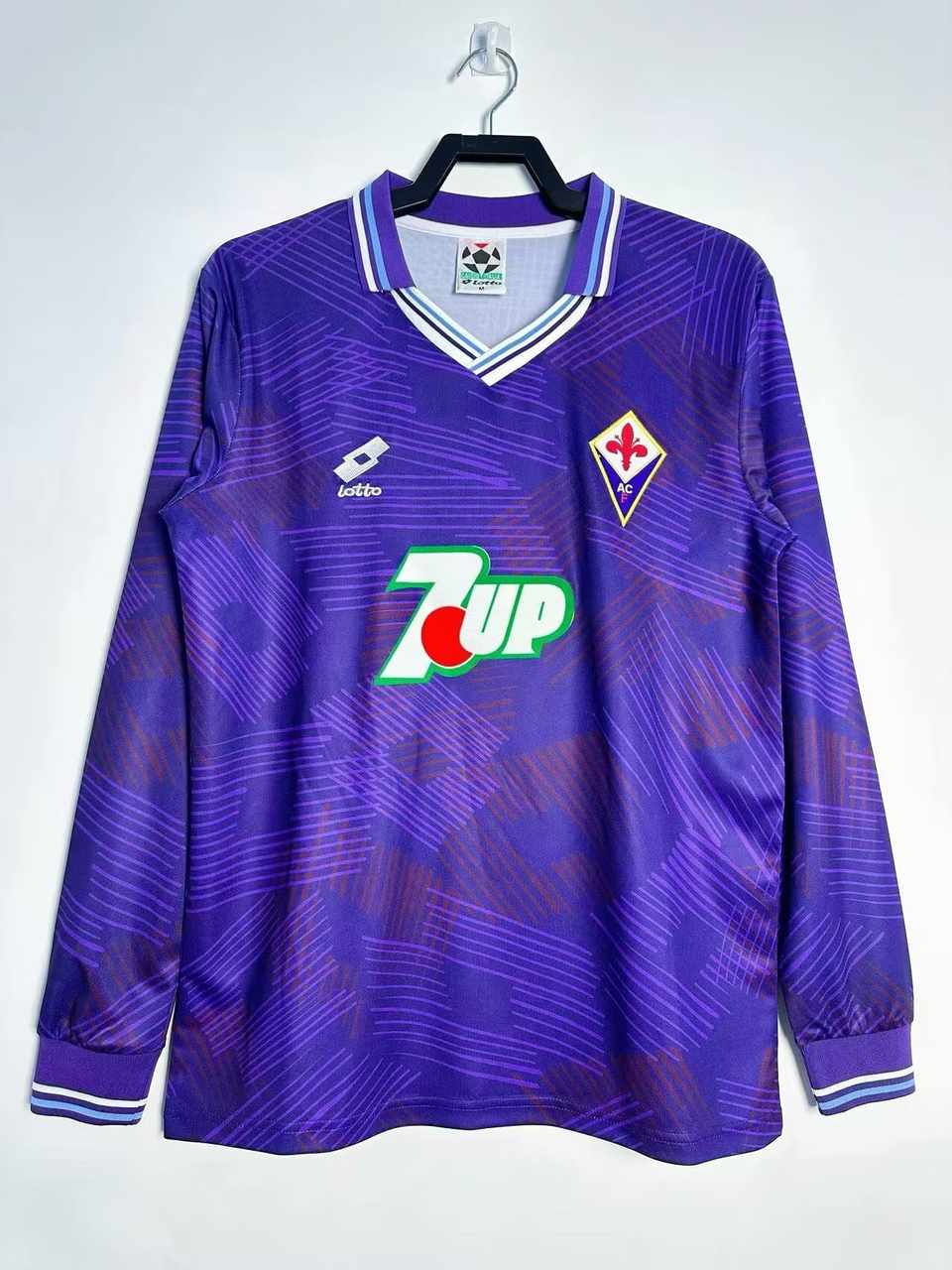1992 93 Fiorentina home long sleeve retro 1992 93 佛罗伦萨 主场 长袖 复古