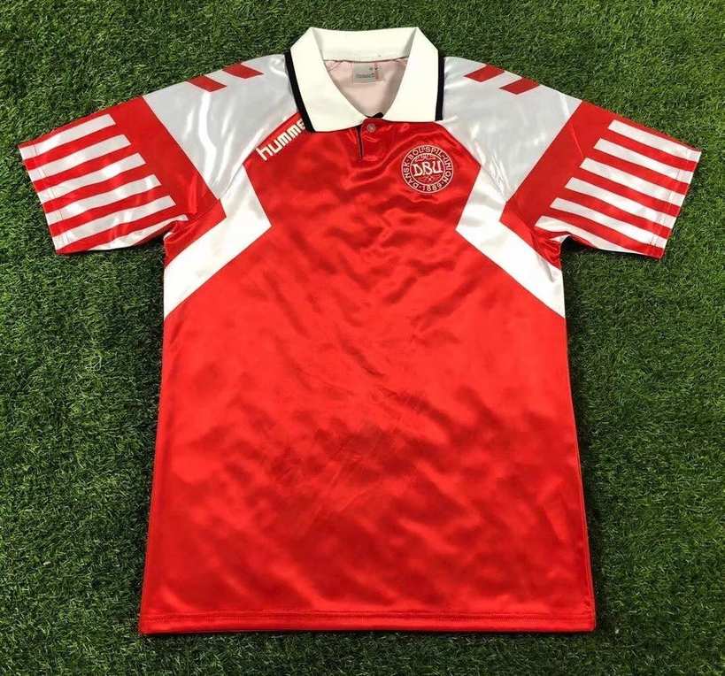 1992 Danmark Euro champion retro 丹麦 欧洲杯 冠军 复古 S-XXL