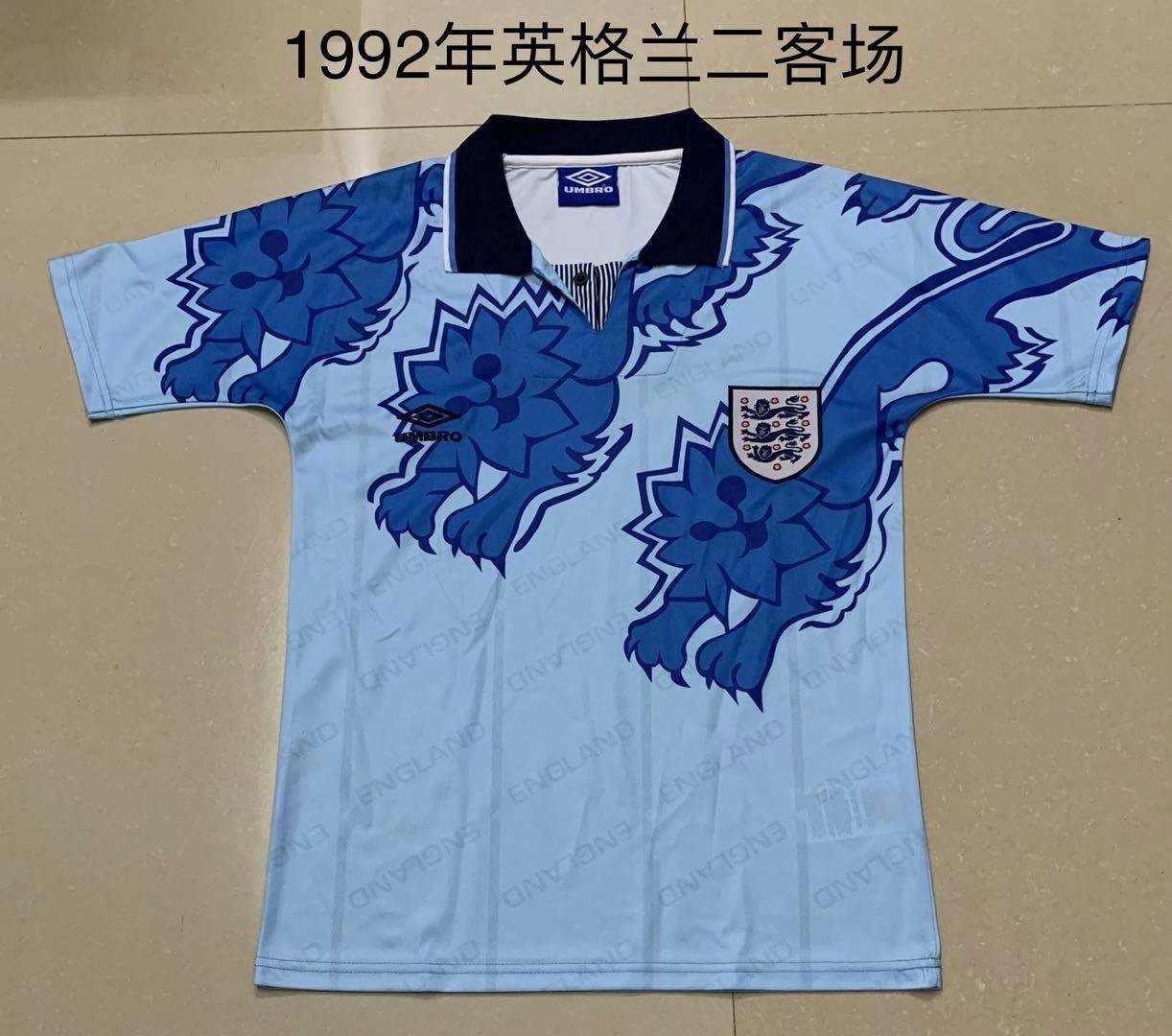 1992 England Third retro 1992 英格兰 二客 复古