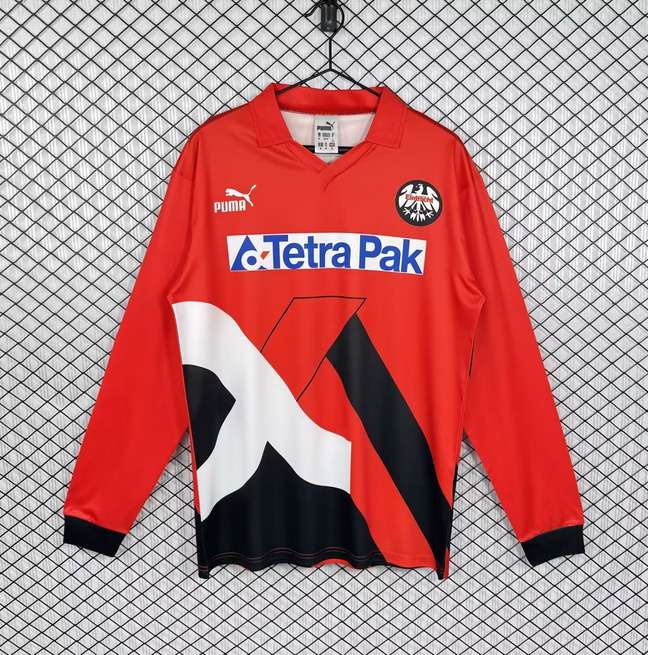1993 95 Frankfurt Home Retro Long Sleeve 1993 95 法兰克福 主场 长袖 复古