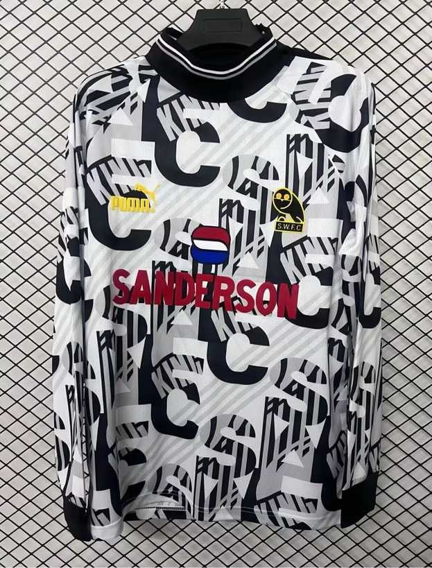 1993 Sheffield Wednesday goalkeeper long sleeved retro S-4XL 1993 谢周三 守门员 长袖 复古
