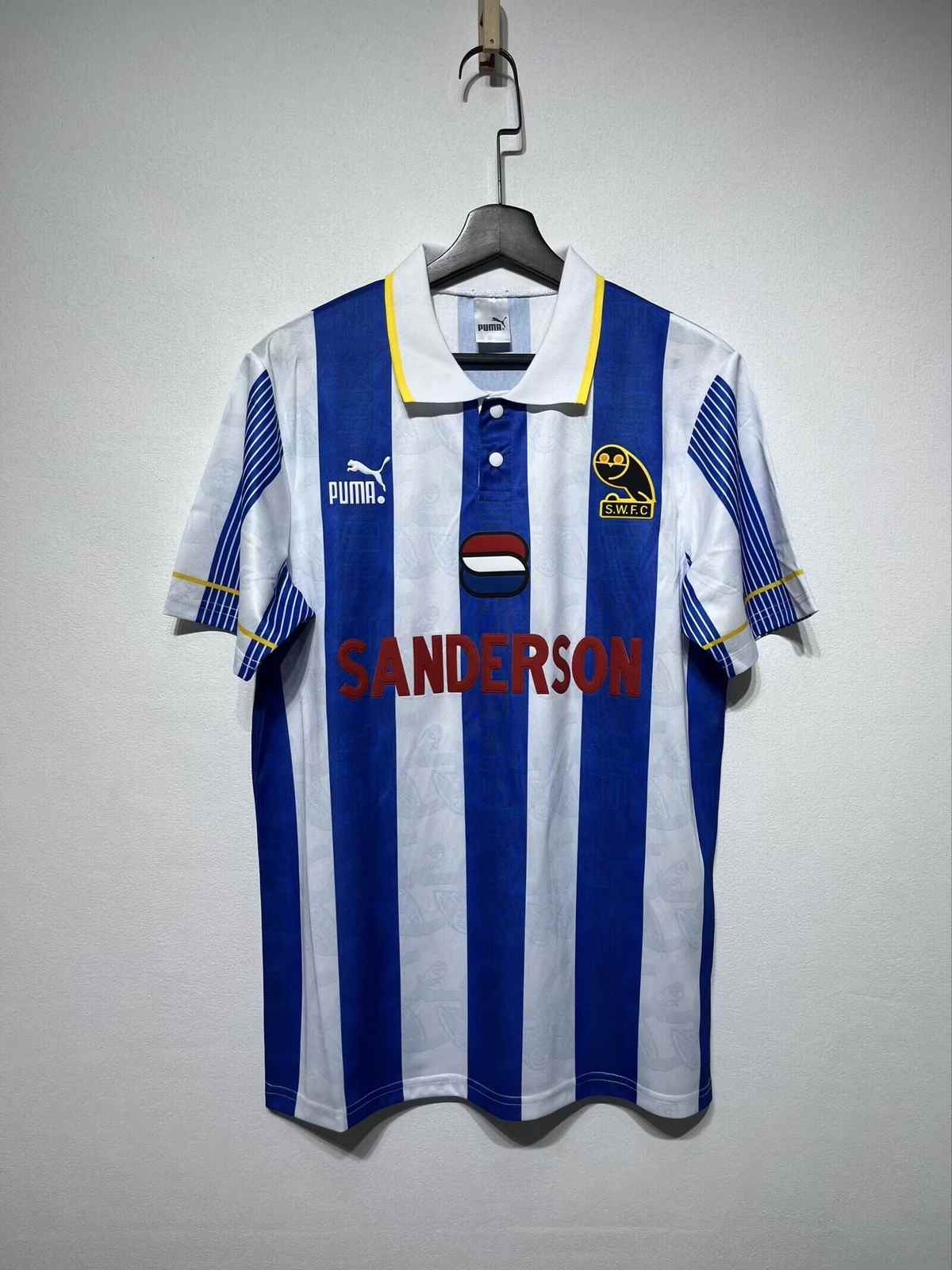 1993 Sheffield Wednesday home 1993 谢周三 主场 复古