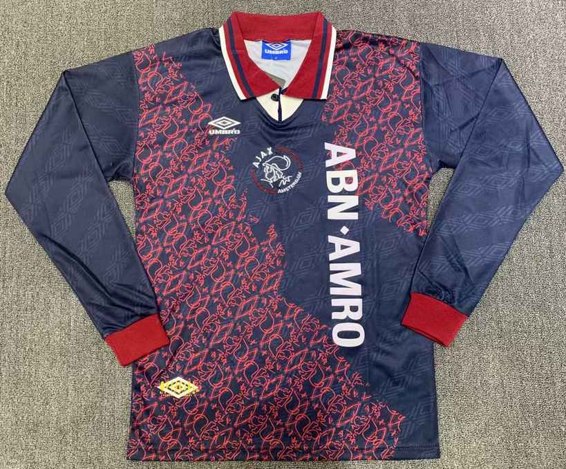 1994 1995 Ajax away long sleeve retro 阿贾克斯 客场 长袖 复古 S-XXL