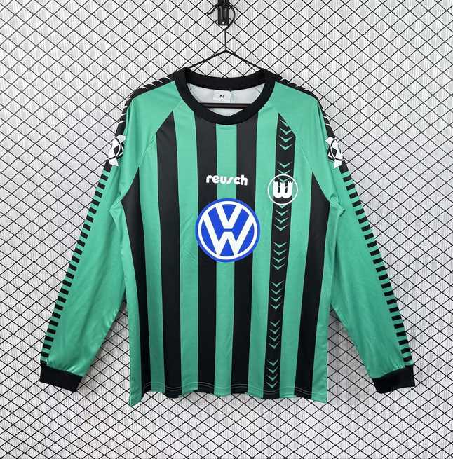 1994 95 Wolfsburg away retro Long sleeved 1994 95 沃尔夫斯堡 客场 长袖