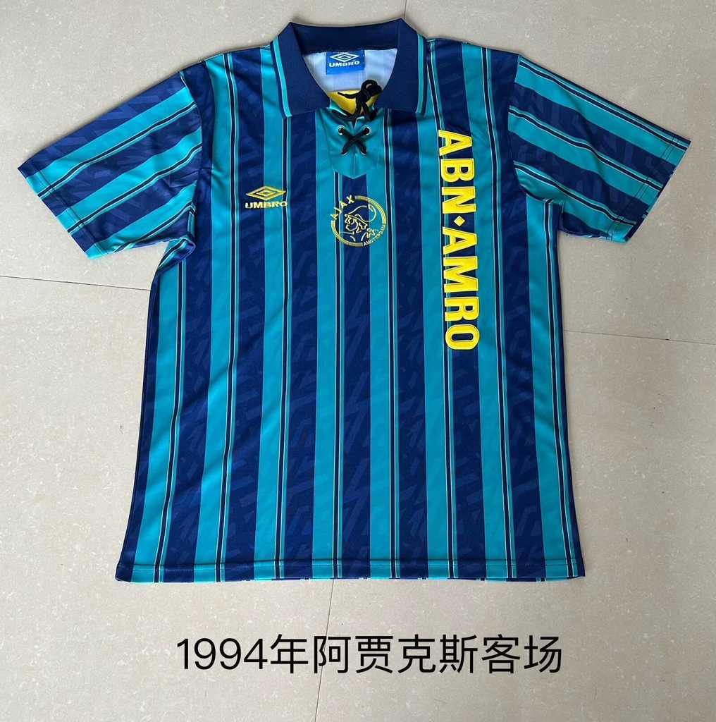 1994 Ajax away retro S-2XL 1994 阿贾克斯 客场 复古 S-2XL