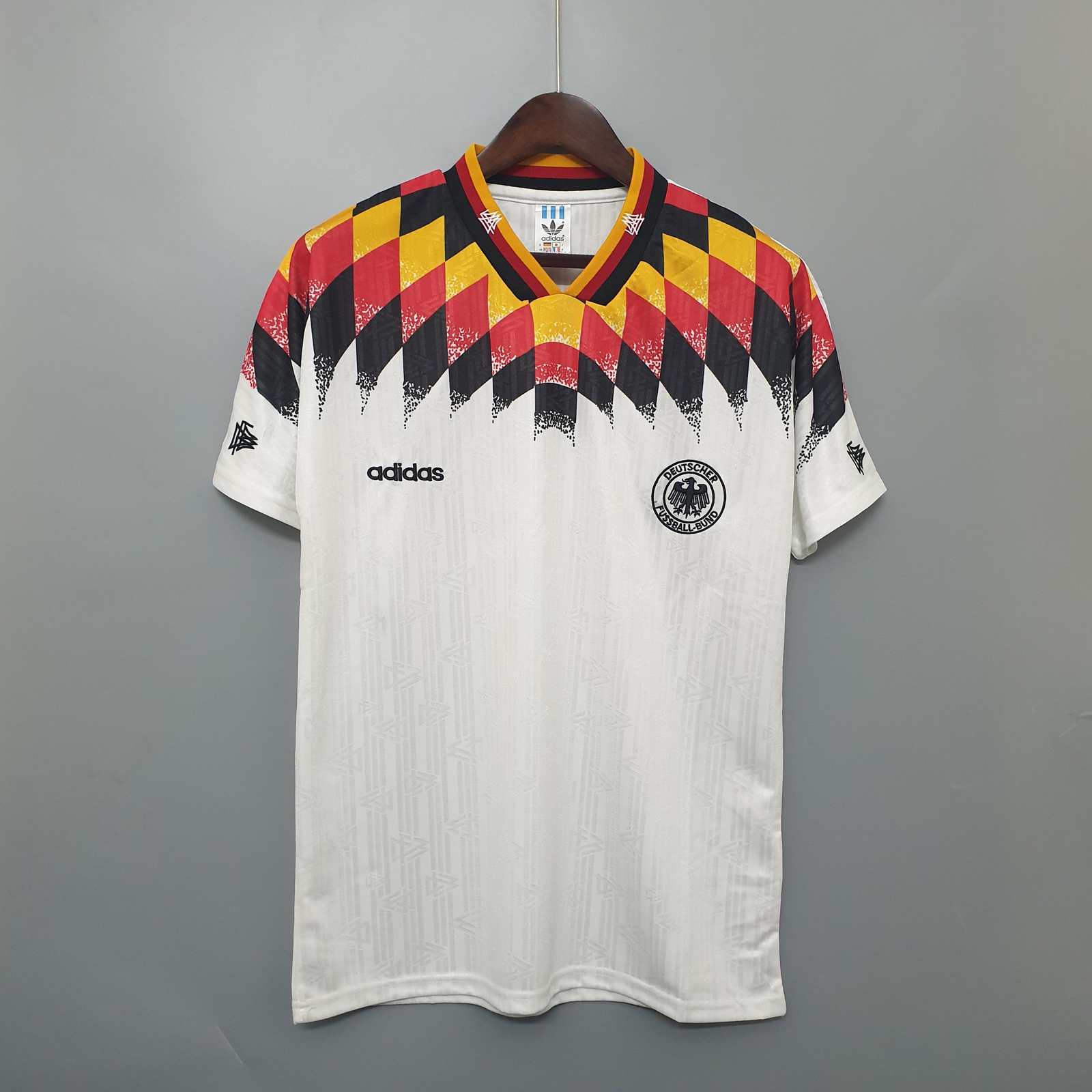 1994 Germany Home White Retro Shirt 1994 德国 主场 白色 复古衬衫