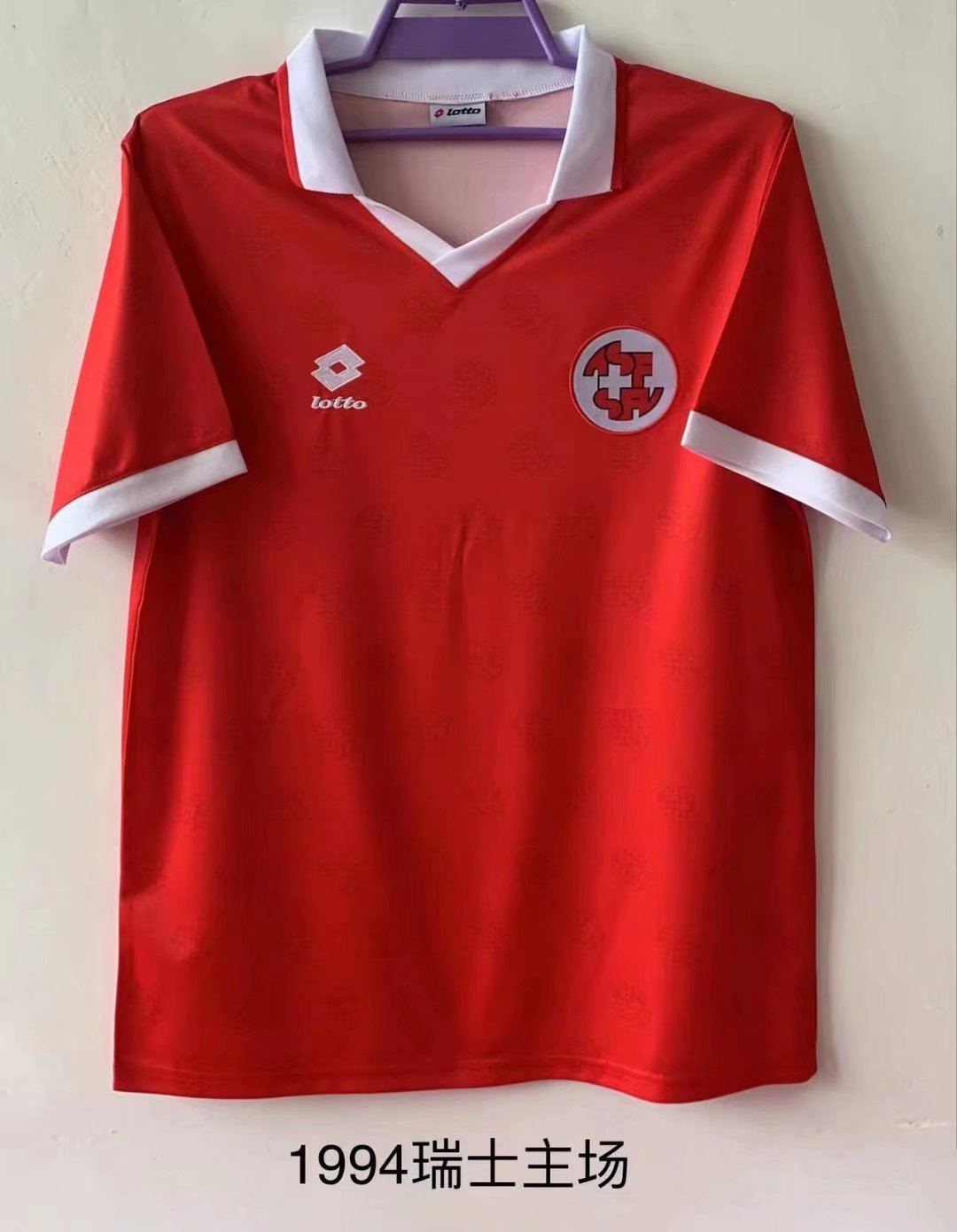 1994 Switzerland home retro S-XXL 1994 瑞士 主场 复古 S-2XL