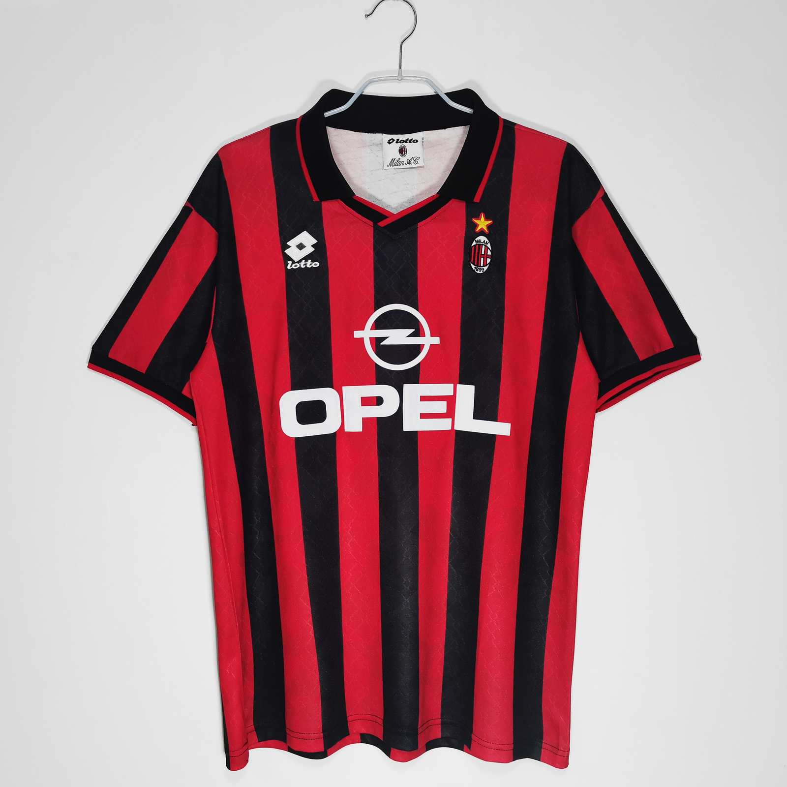1995 96 AC milan home retro 1995 96 AC米兰 主场 复古