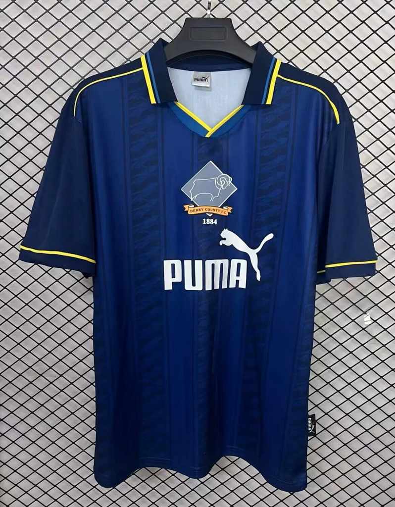 1995 96 Derby County away retro S-4XL 德比郡 客场 复古 S-4XL