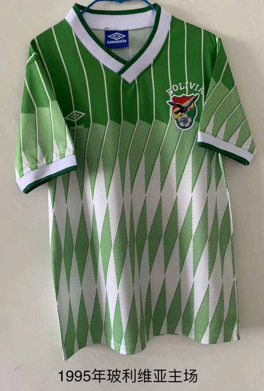 1995 Bolivia home retro s-2xl 1995 玻利维亚 主场 复古 S-2XL